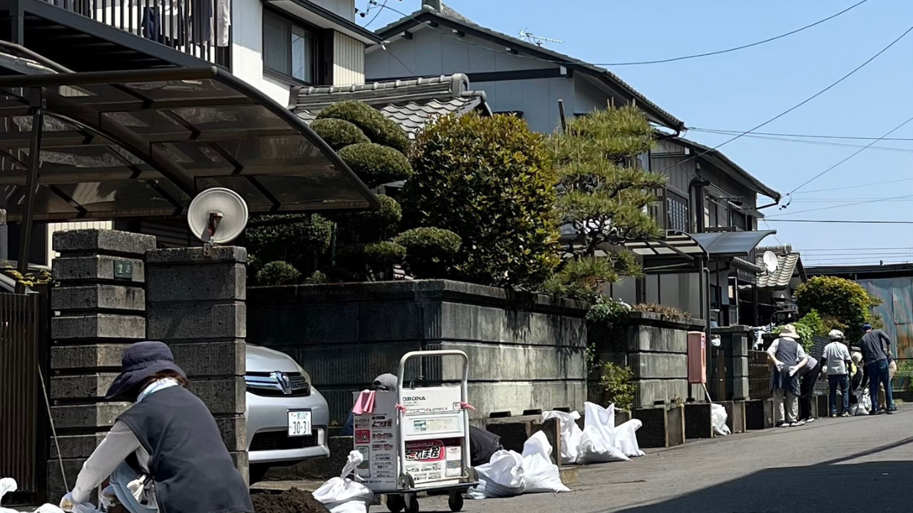 木曽川黒田ホームで側溝の清掃作業がありました！ アイキャッチ画像